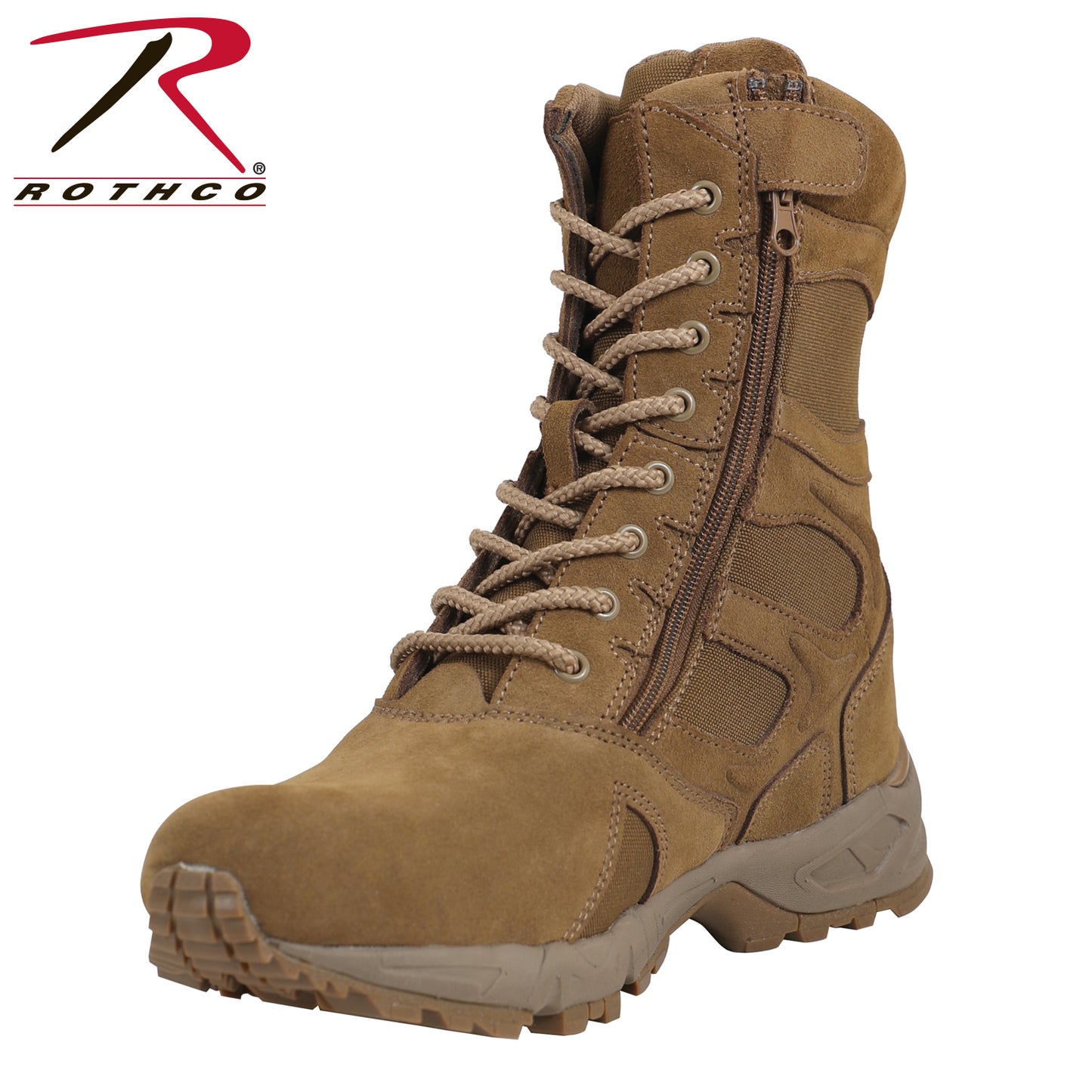 Forced Entry Deployment Boots With Side Zipper - 8 Inch