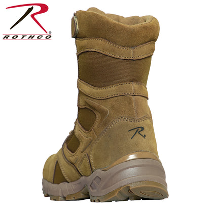 Forced Entry Deployment Boots With Side Zipper - 8 Inch