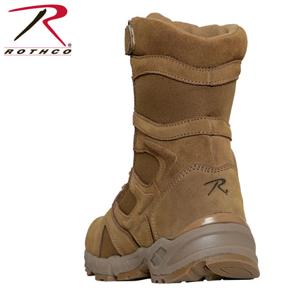 Forced Entry Deployment Boots With Side Zipper - 8 Inch