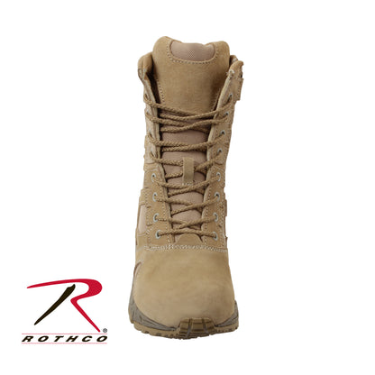 Forced Entry Deployment Boots With Side Zipper - 8 Inch
