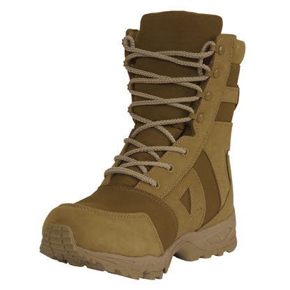 AR 670-1 Coyote Brown Forced Entry Tactical Boot - 8 Inch