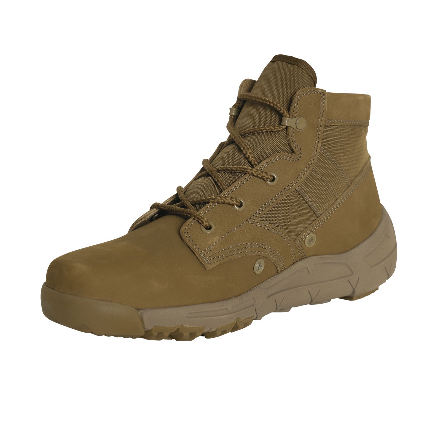 Rothco V-Max Lightweight Tactical Boot - AR 670-1 Coyote Brown - 6 Inch - Tactical Choice Plus