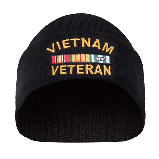 Vietnam Veteran Deluxe Embroidered Watch Cap - Tactical Choice Plus