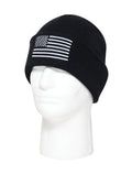 US Flag Embroidered Fine Knit Watch Cap - Tactical Choice Plus