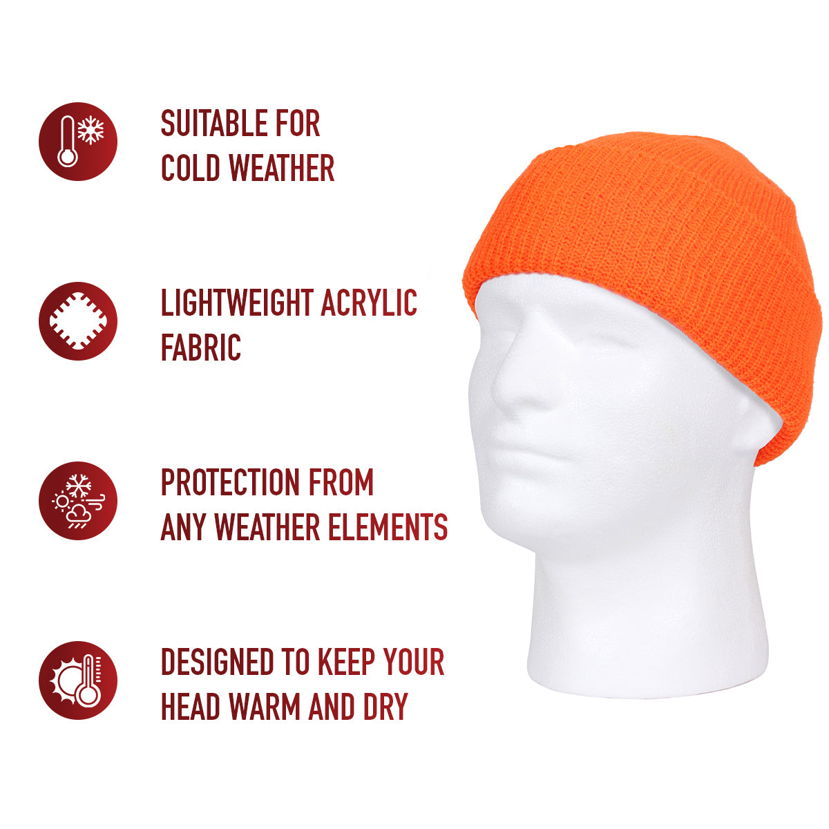 Acrylic Watch Cap