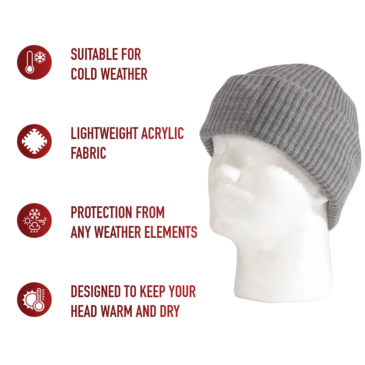 Acrylic Watch Cap
