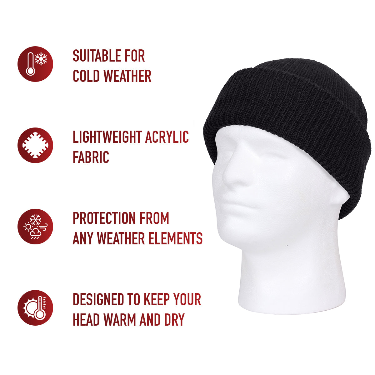 Rothco Acrylic Watch Caps