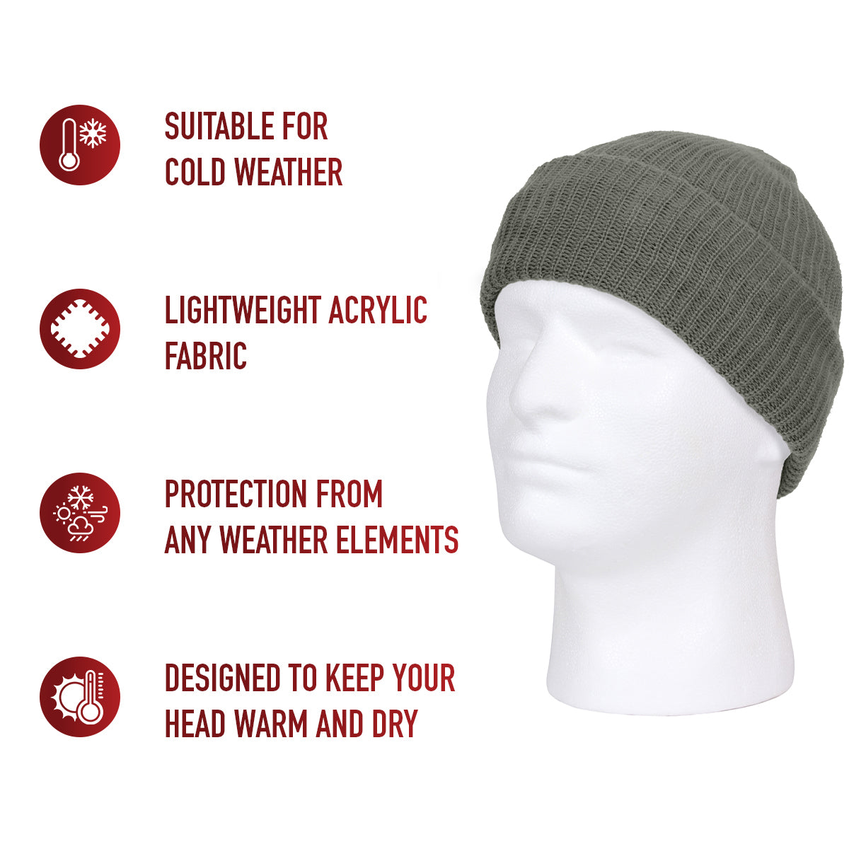 Rothco Acrylic Watch Caps