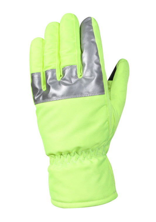 Safety Green Gloves With Reflective Tape - Tactical Choice Plus