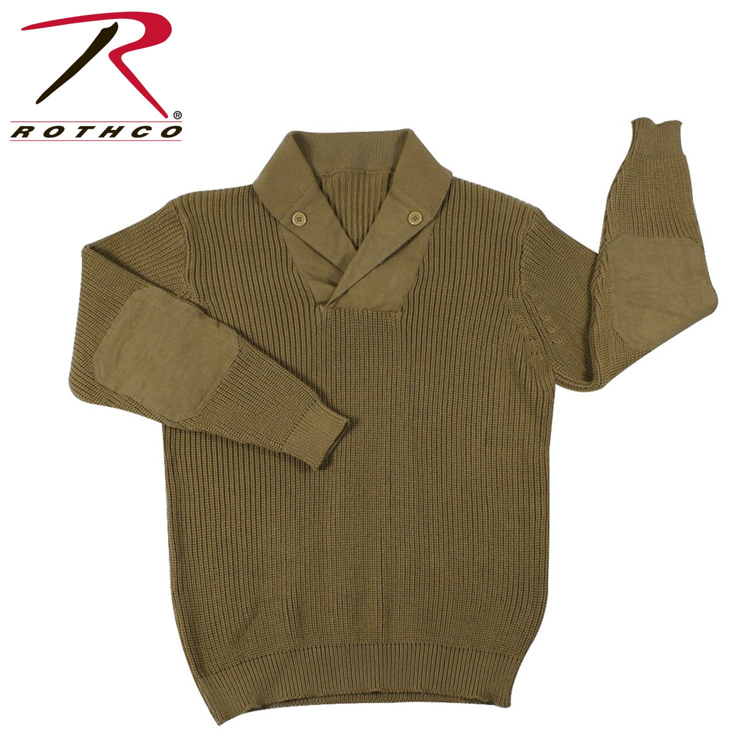 Rothco WWII Vintage Mechanics Sweater - Khaki - Tactical Choice Plus