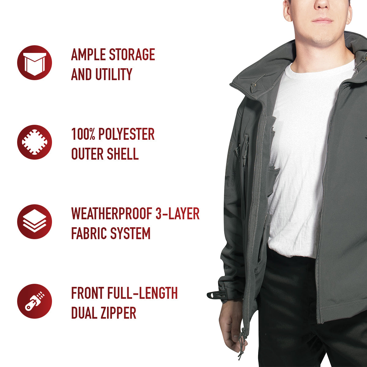 Concealed Carry Soft Shell Jacket