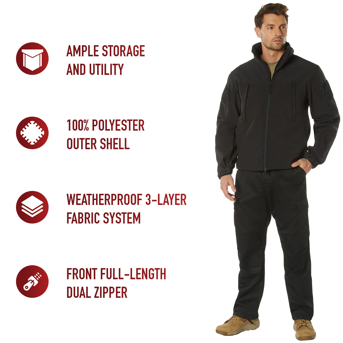 Concealed Carry Soft Shell Jacket