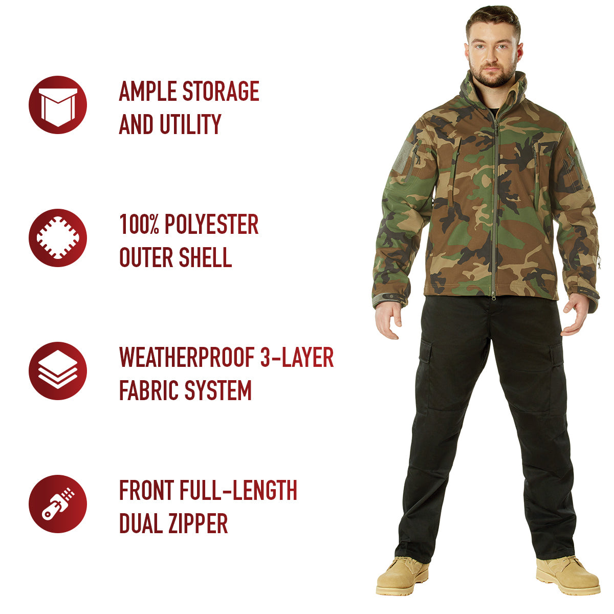 Concealed Carry Soft Shell Jacket