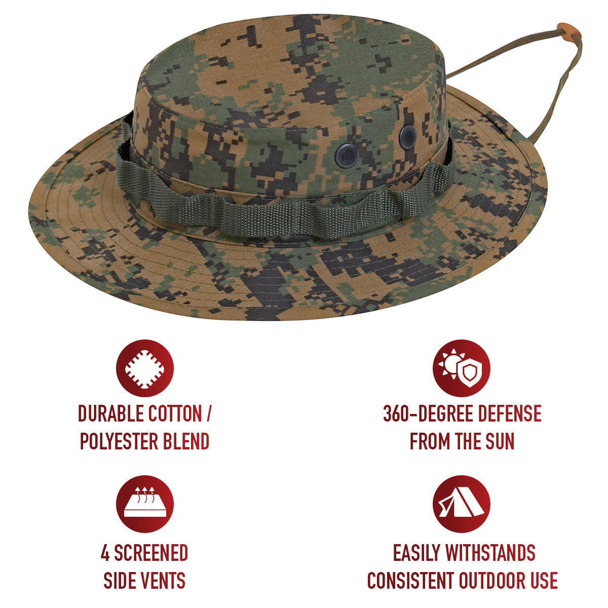 Digital Camo Boonie Hat