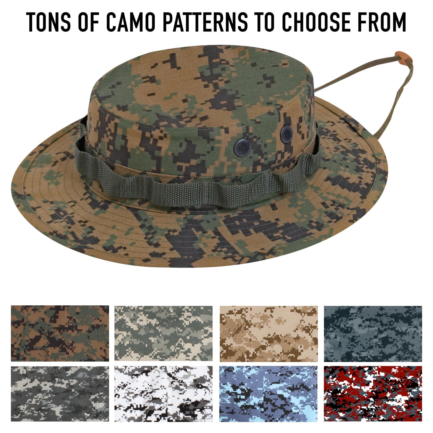 Digital Camo Boonie Hat