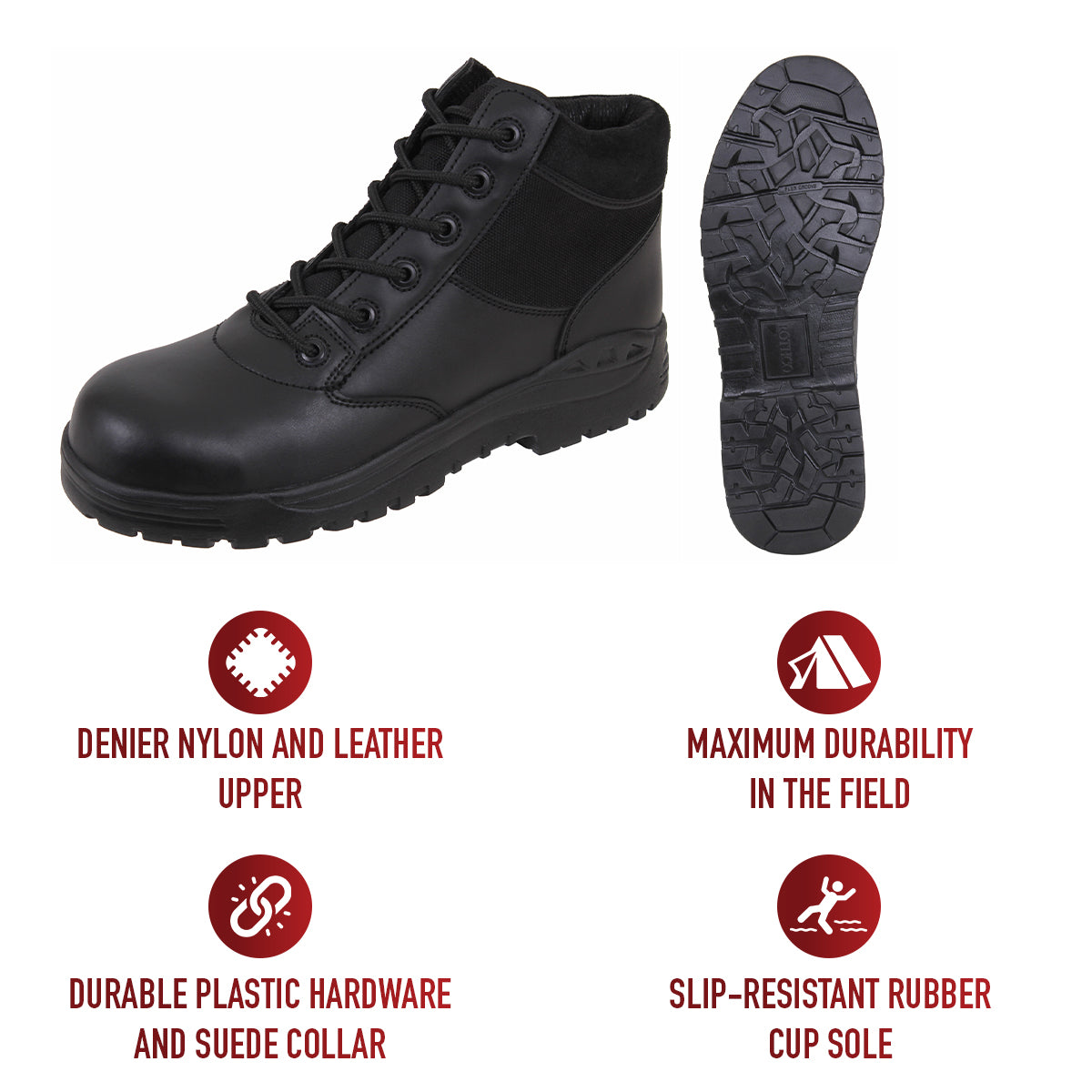 Forced Entry Composite Toe Tactical Boots - 6 Inch