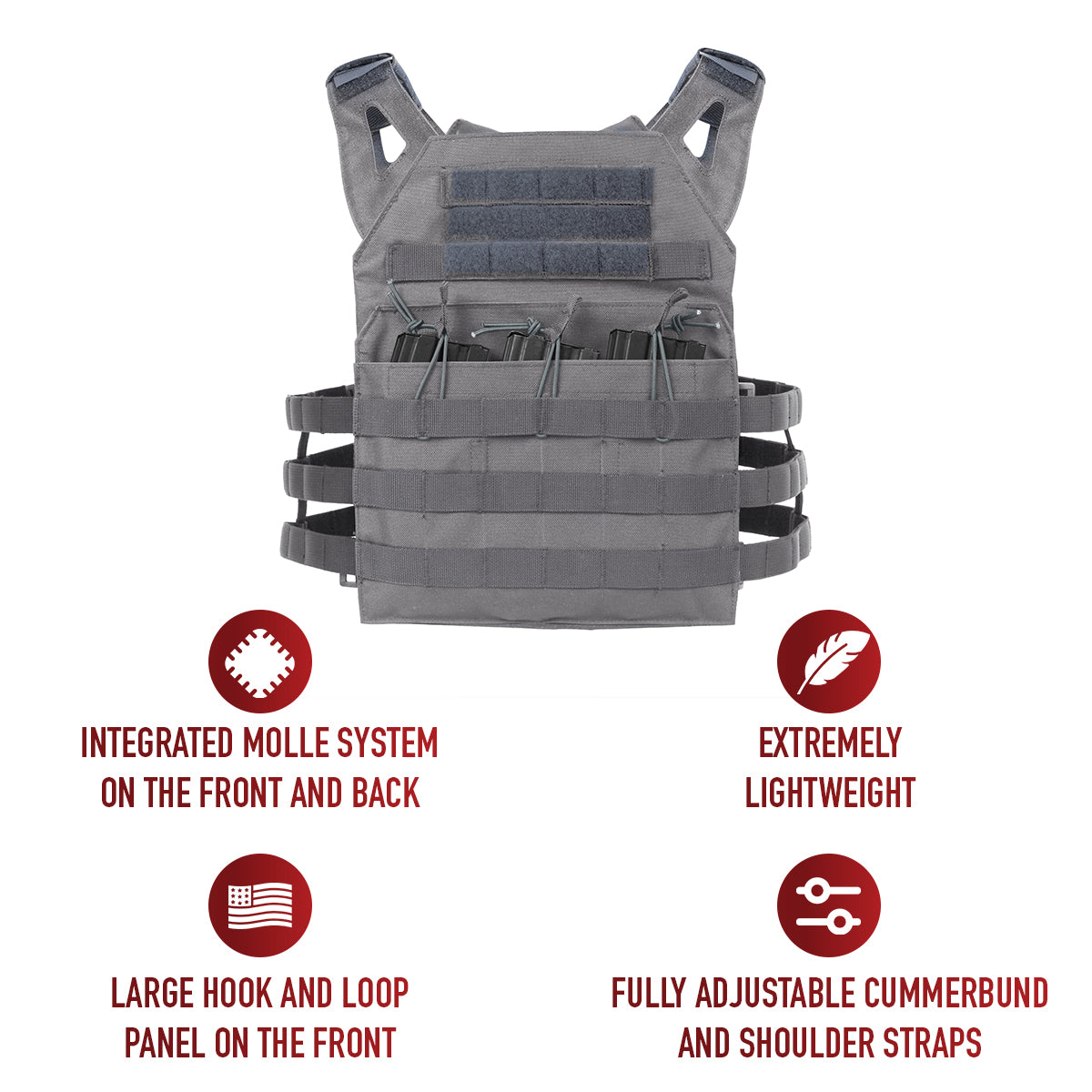 Lightweight Armor Plate Carrier Vest