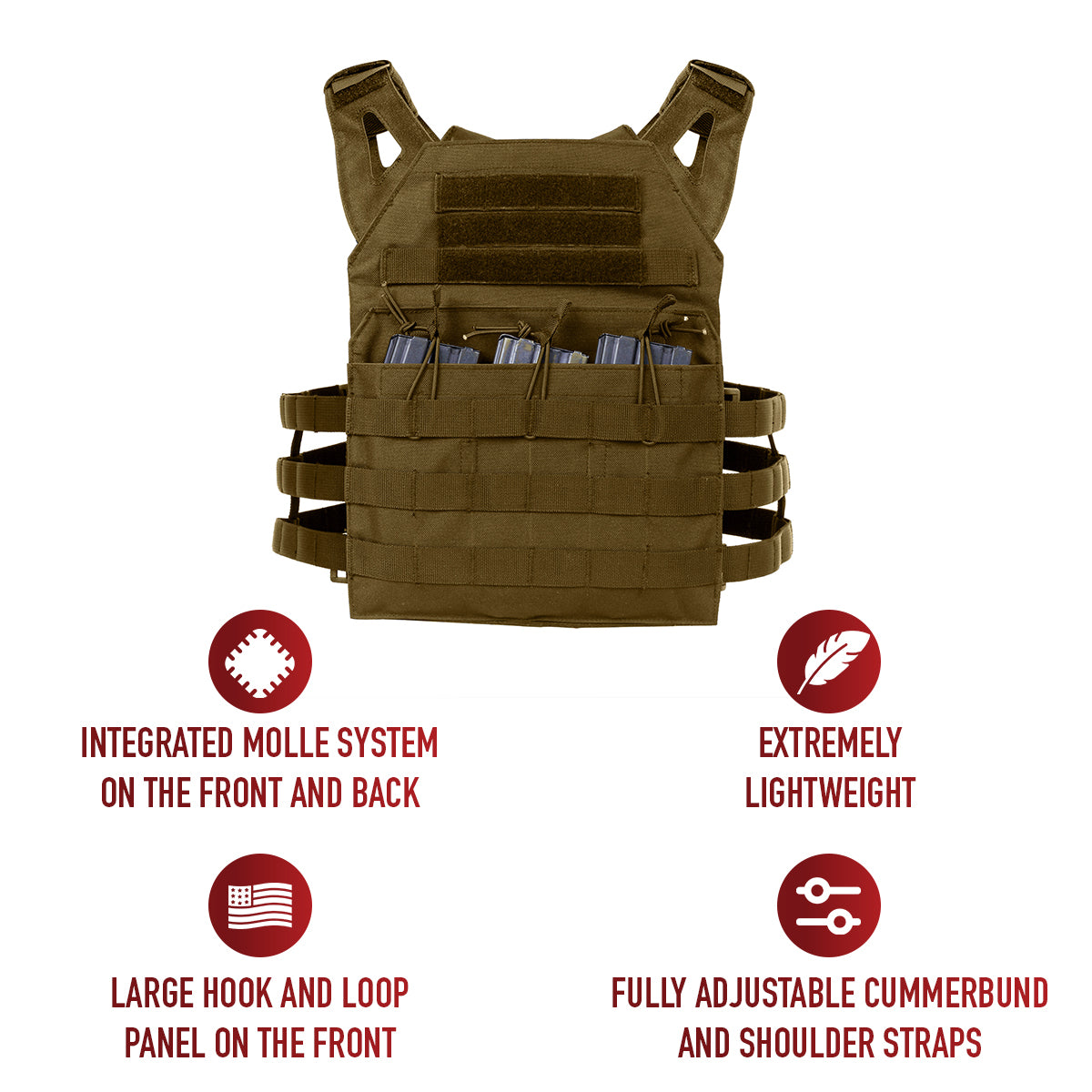 Lightweight Armor Plate Carrier Vest