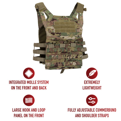 Lightweight Armor Plate Carrier Vest