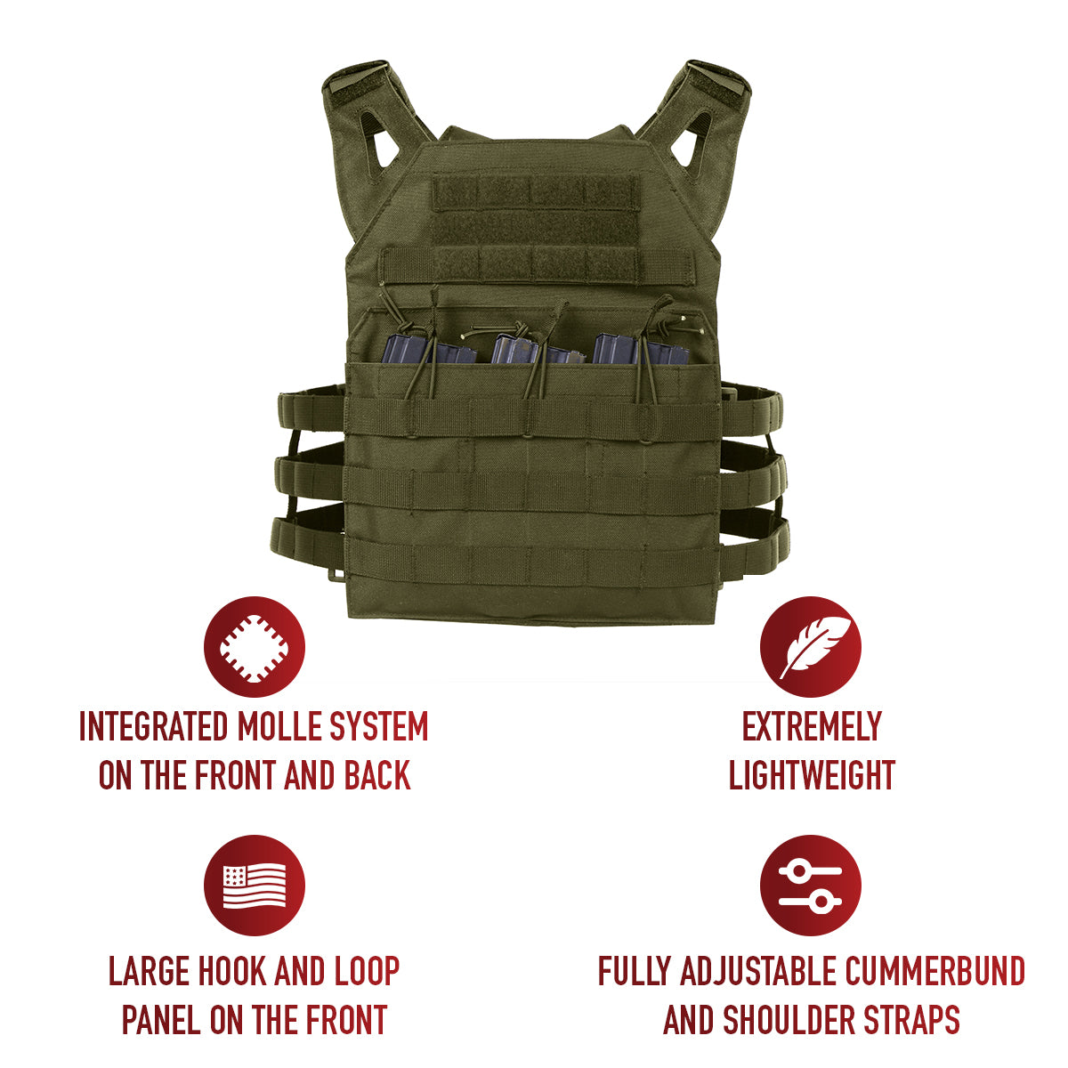 Lightweight Armor Plate Carrier Vest