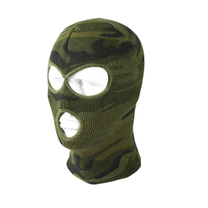 Deluxe Camo 3-Hole Face Mask - Tactical Choice Plus