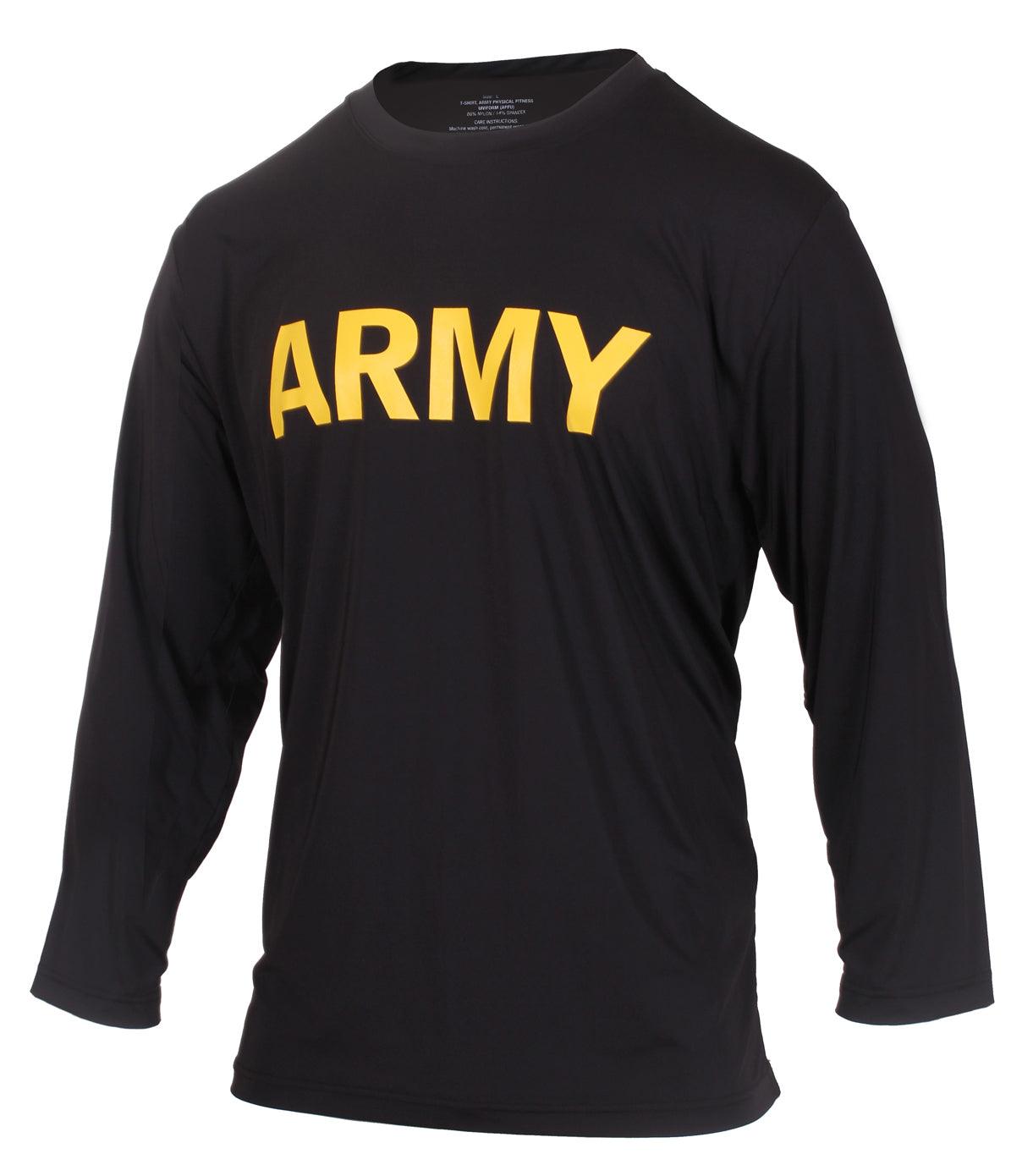 Rothco Long Sleeve Army PT Shirt - Tactical Choice Plus