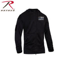 Rothco Thin Blue Line Concealed Carry Zippered Hoodie - Black - Tactical Choice Plus