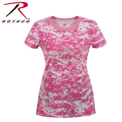 Womens Long Length Camo T-Shirt