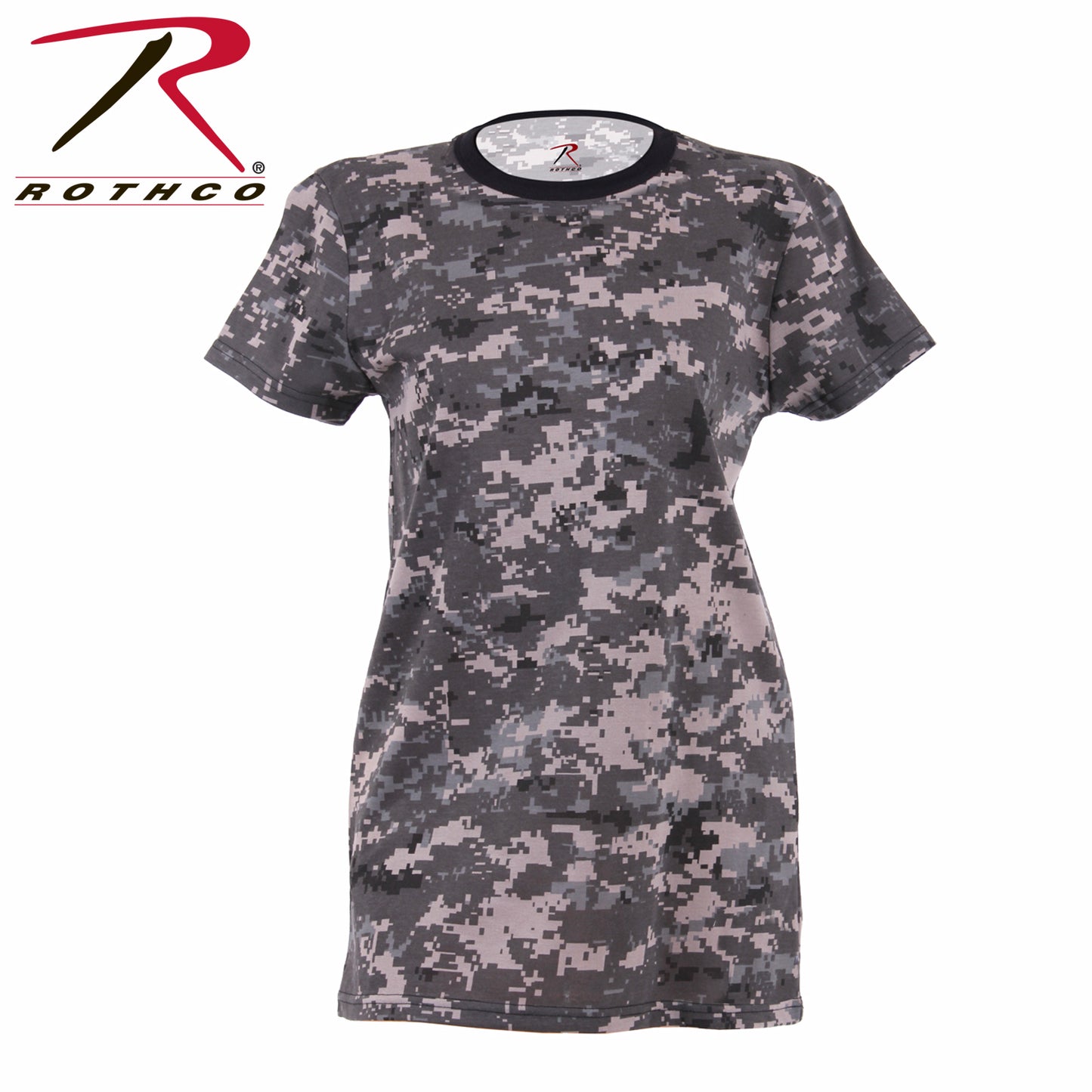 Womens Long Length Camo T-Shirt