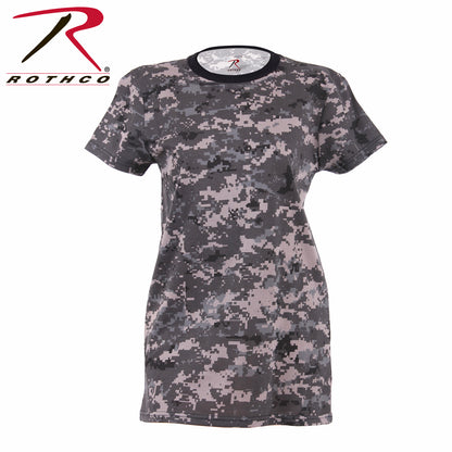 Womens Long Length Camo T-Shirt
