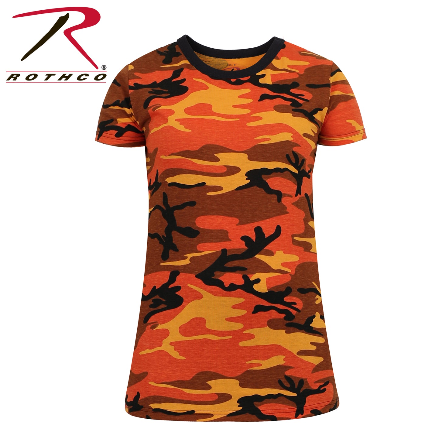 Womens Long Length Camo T-Shirt