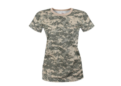 Womens Long Length Camo T-Shirt