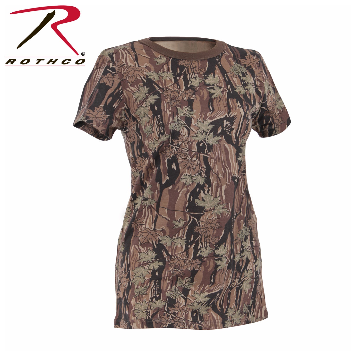Womens Long Length Camo T-Shirt