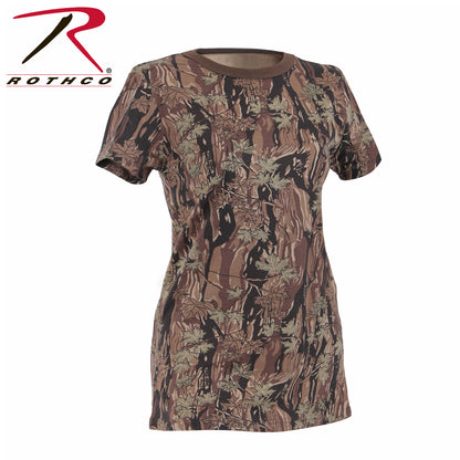 Womens Long Length Camo T-Shirt