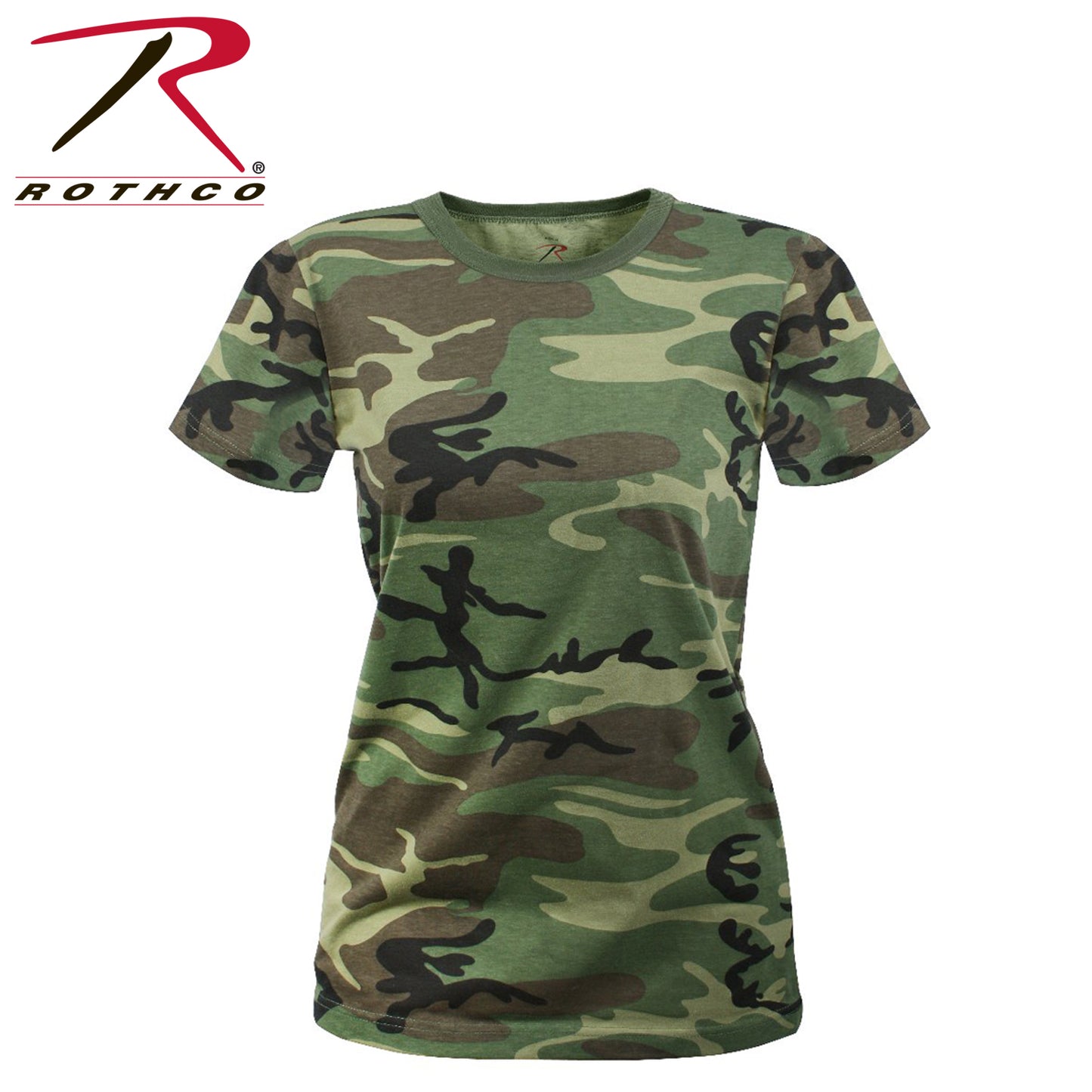 Womens Long Length Camo T-Shirt