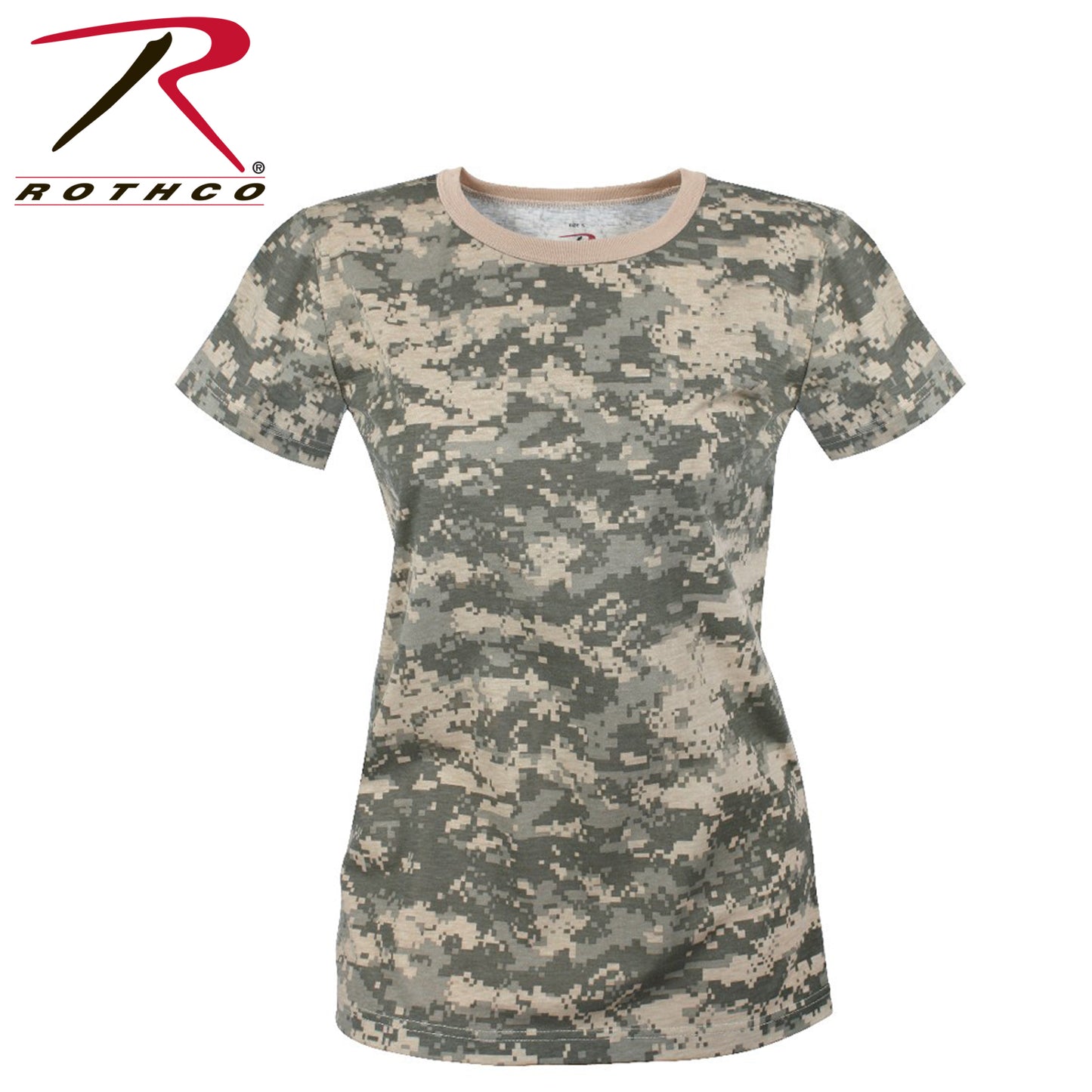 Womens Long Length Camo T-Shirt
