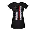 Womens Thin Red Line Longer T-Shirt - Tactical Choice Plus