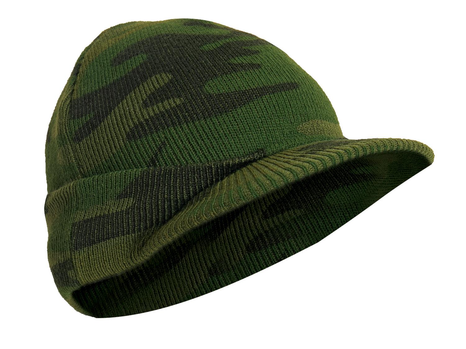 WWII M1941 Acrylic Knit Watch Cap with Brim - Tactical Choice Plus