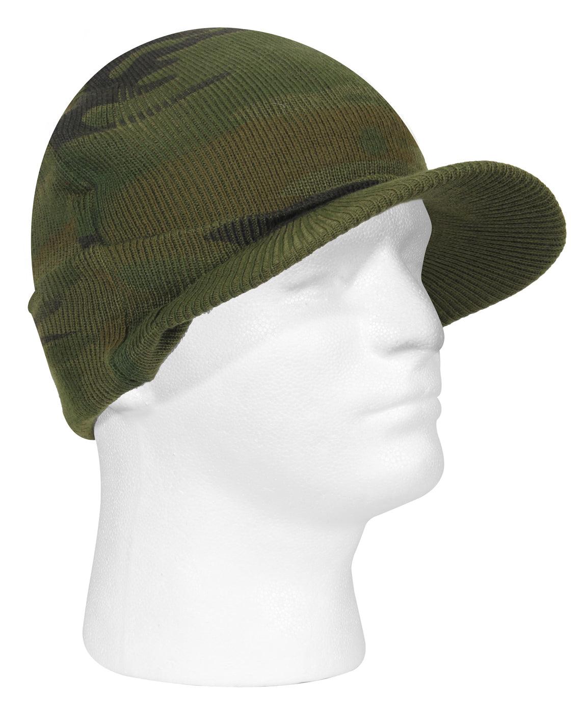 WWII M1941 Acrylic Knit Watch Cap with Brim - Tactical Choice Plus