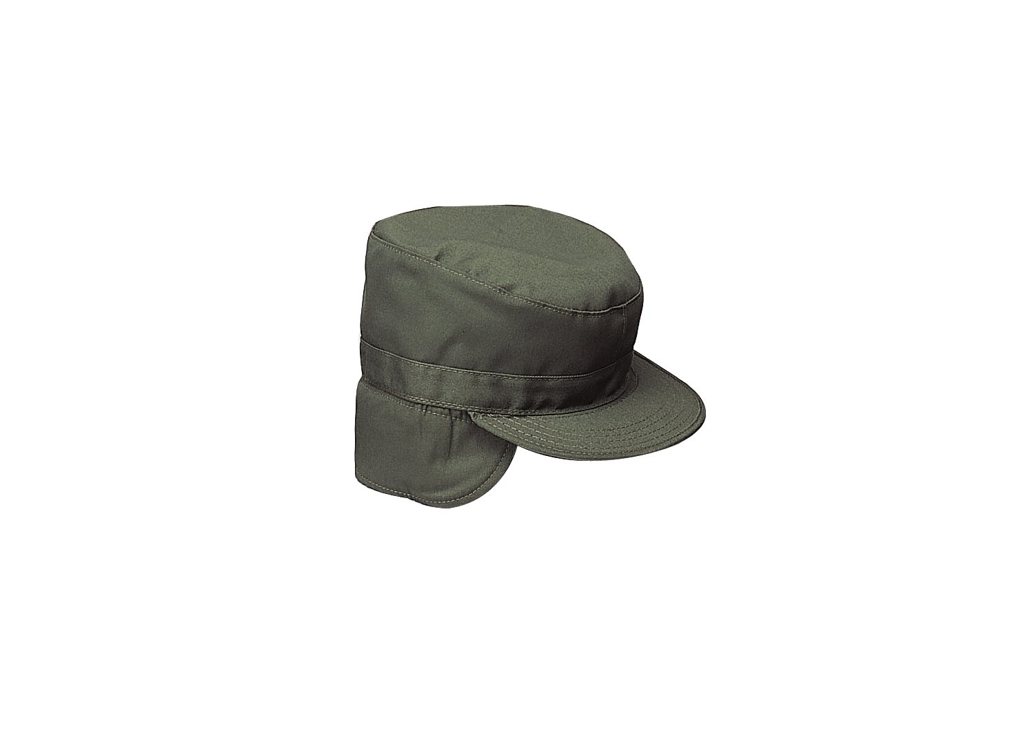 G.I. Type Combat Caps With Flaps - Olive Drab - Tactical Choice Plus