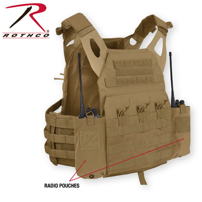 Rothco LACV (Lightweight Armor Carrier Vest) Side Radio Pouch Set