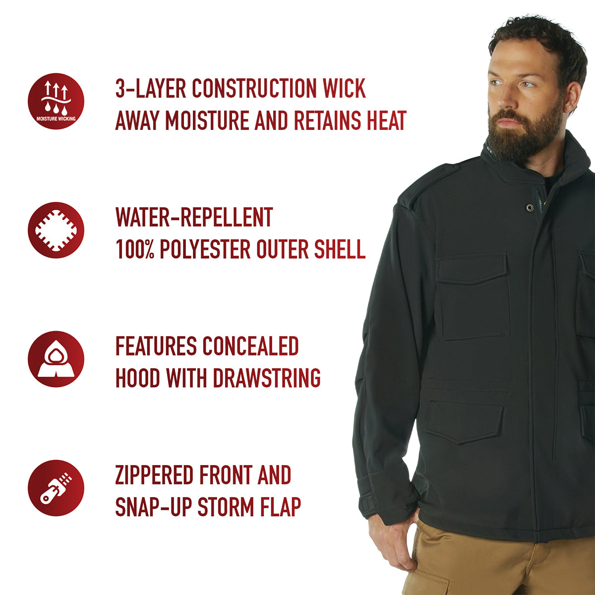 Soft Shell Tactical M-65 Field Jacket