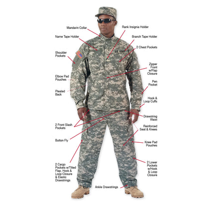 Camo Combat Uniform Pants
