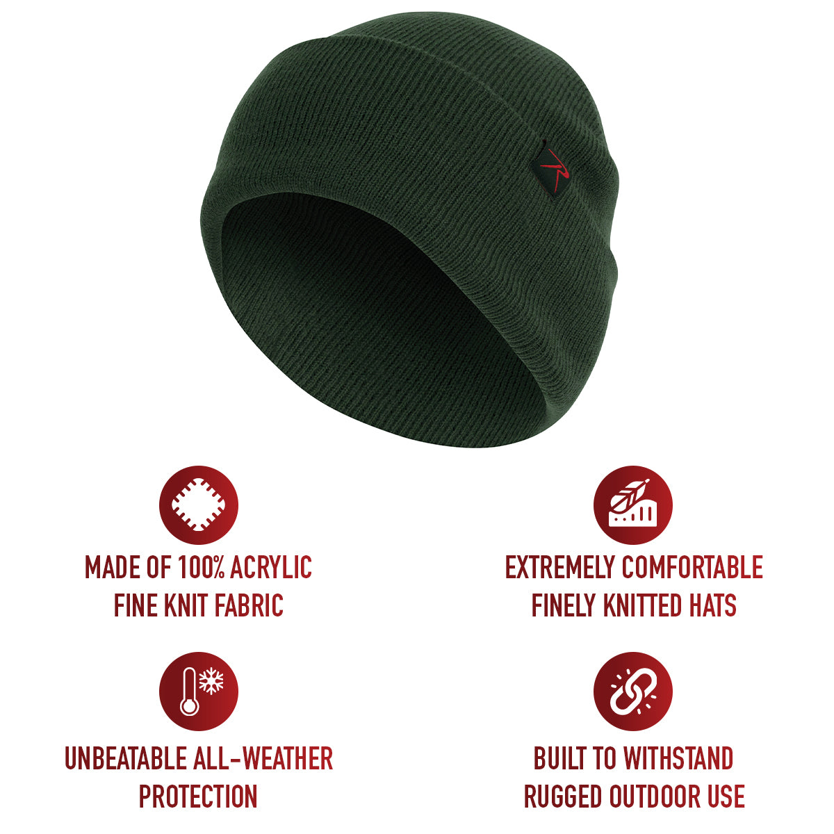 Deluxe Fine Knit Watch Cap