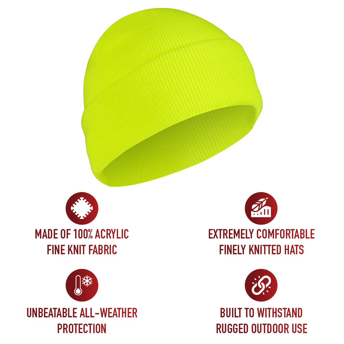 Deluxe Fine Knit Watch Cap