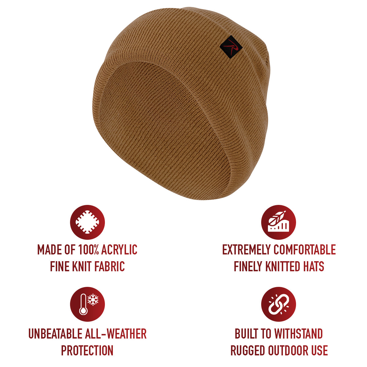 Deluxe Fine Knit Watch Cap