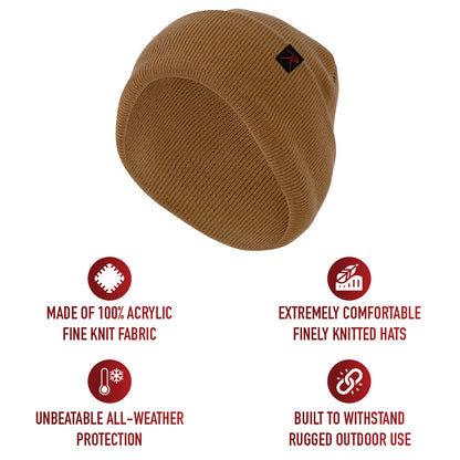 Deluxe Fine Knit Watch Cap