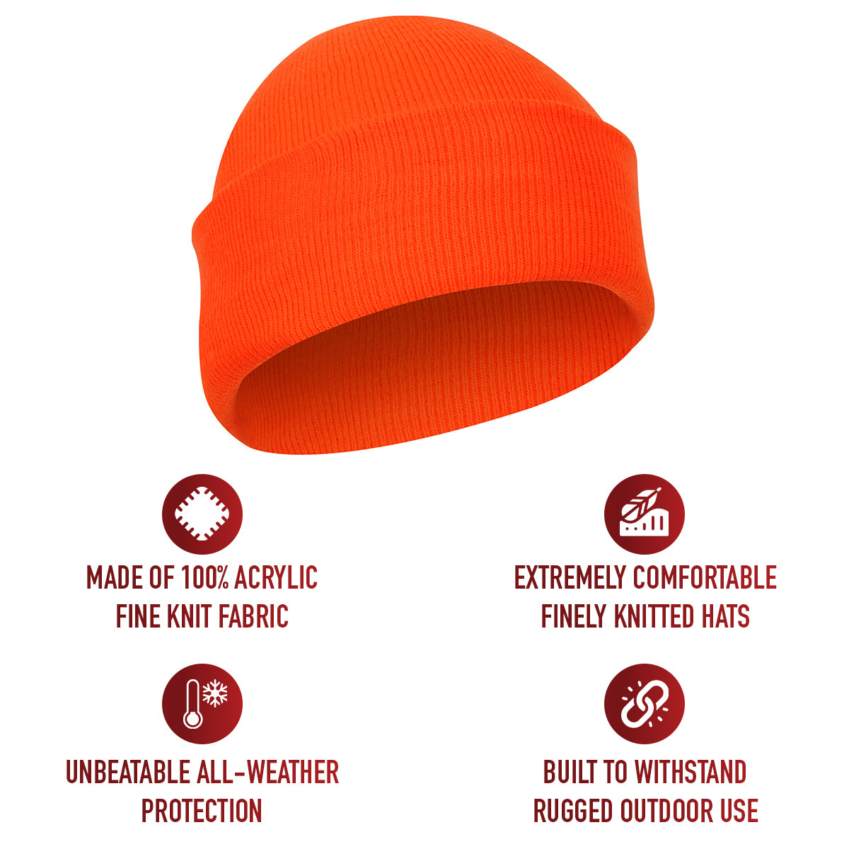 Deluxe Fine Knit Watch Cap