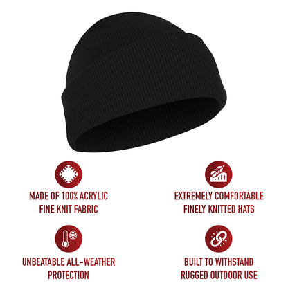 Deluxe Fine Knit Watch Cap