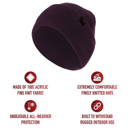 Deluxe Fine Knit Watch Cap